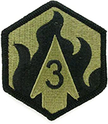 3rd Chemical Brigade OCP Scorpion Shoulder Patch 